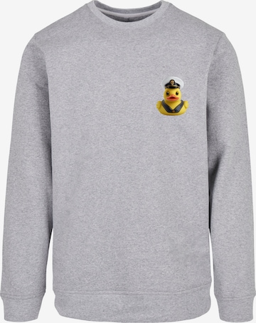 F4NT4STIC Sweatshirt 'Rubber Duck Captain' in Grau: predná strana