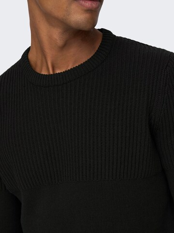 Pullover di Only & Sons in nero