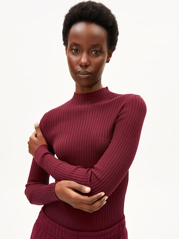 ARMEDANGELS Sweater 'Alaania' in Red