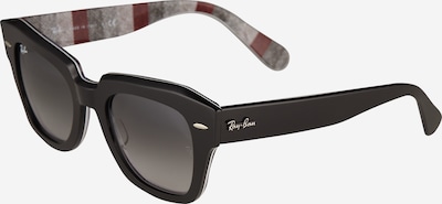 Ray-Ban Lunettes de soleil en bourgogne / noir, Vue avec produit