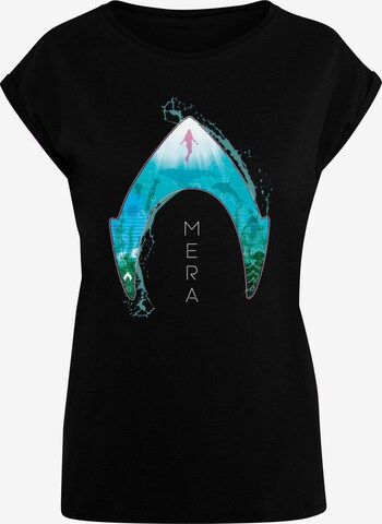 Maglietta 'Aquaman - Mera Ocean' di ABSOLUTE CULT in nero: frontale