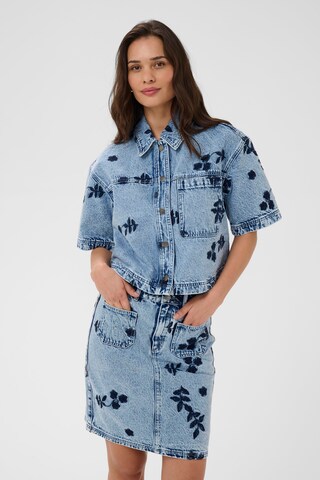 T-shirt 'KAbabena' Kaffe en bleu : devant