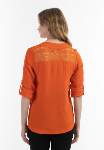 Usha - Blusa em laranja