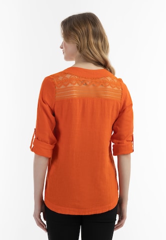 Camicia da donna di Usha in arancione