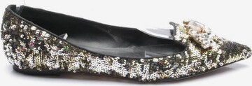 DOLCE & GABBANA Flats & Loafers in 38 in Silver: front