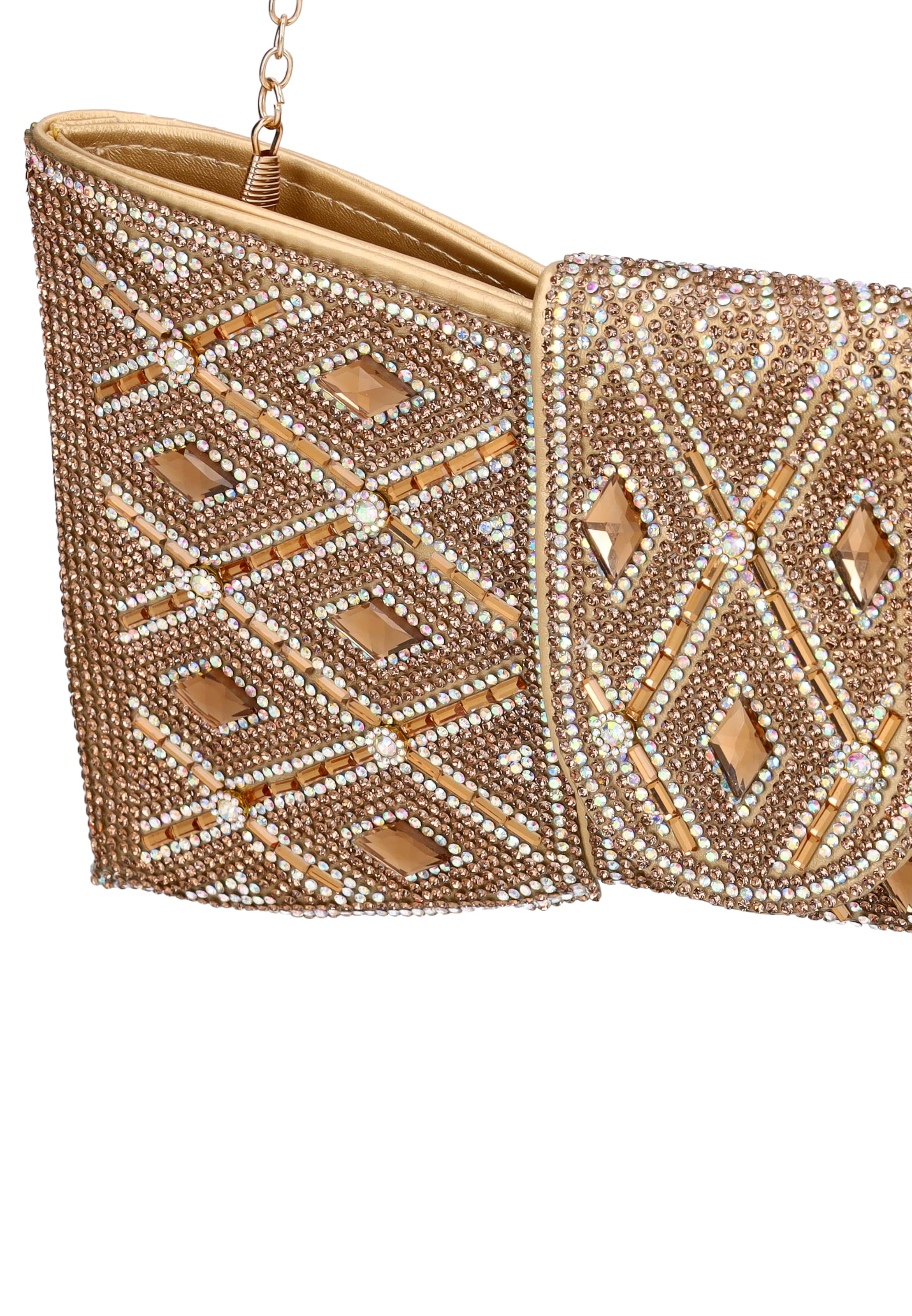 usha BLACK LABEL Clutch in Gold