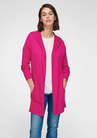 Emilia Lay Gebreid vest in Roze: voorkant