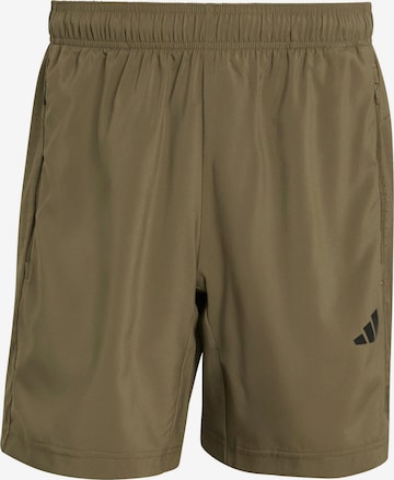 ADIDAS PERFORMANCE Regular Urheiluhousut värissä vihreä: etupuoli