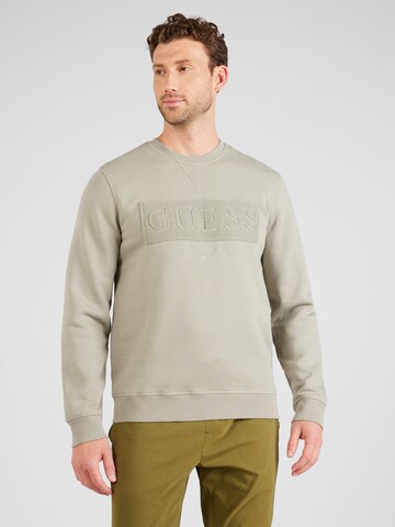 zaļš GUESS Sportisks džemperis: no priekšpuses