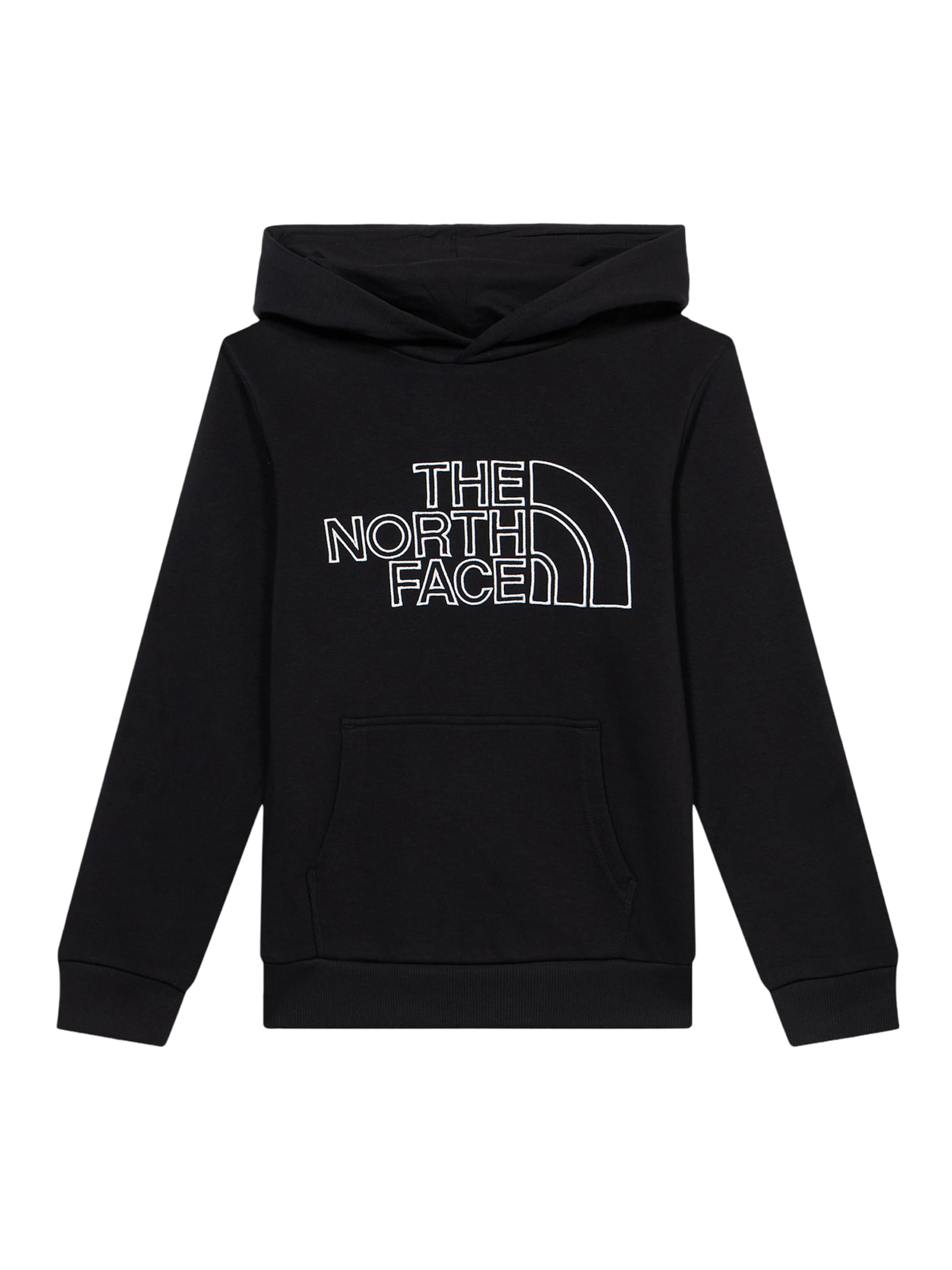 THE NORTH FACE Αθλητική μπλούζα φούτερ 'DREW PEAK' σε μαύρο: μπροστά