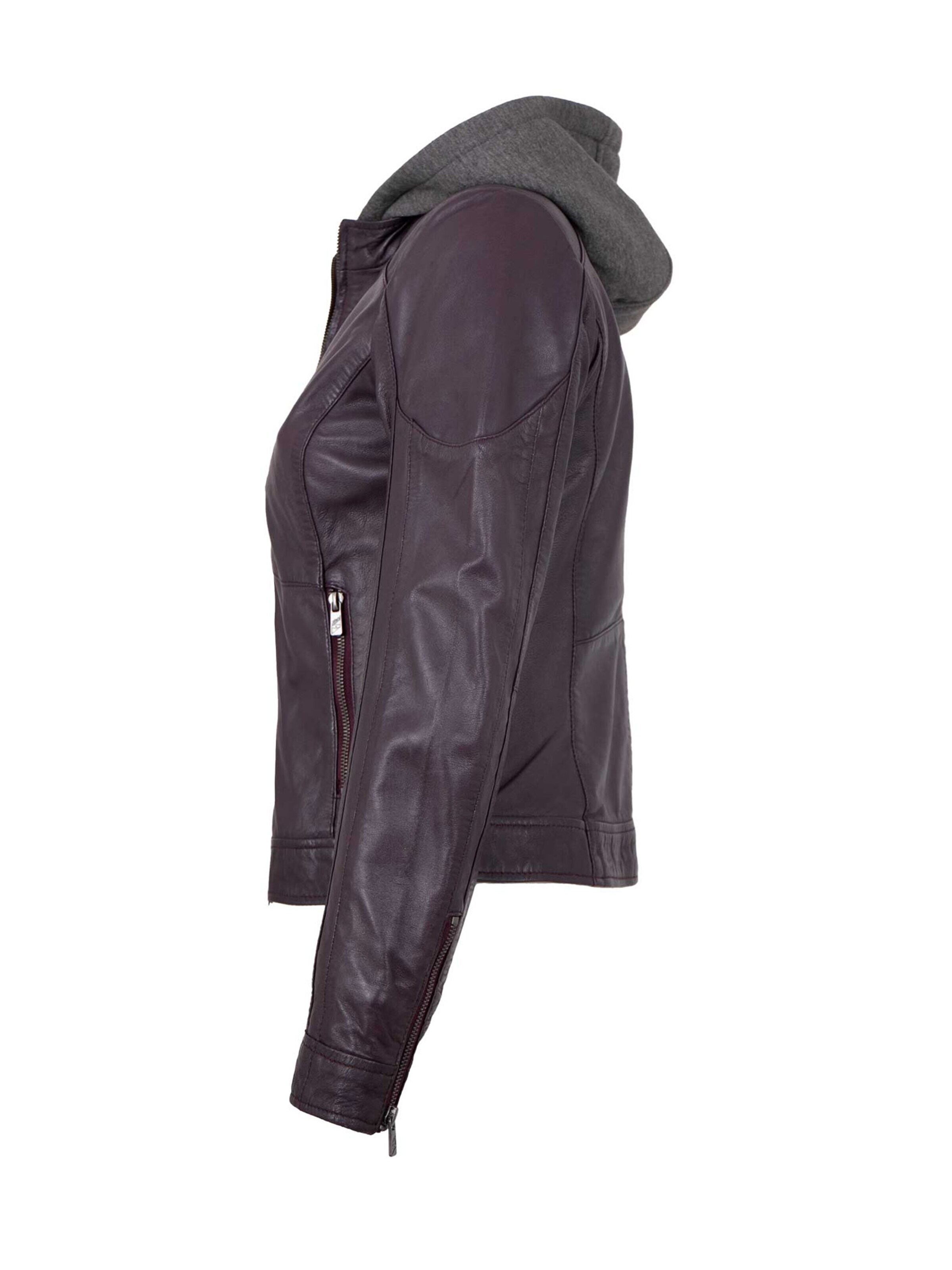 Jilani Between-Season Jacket in Purple