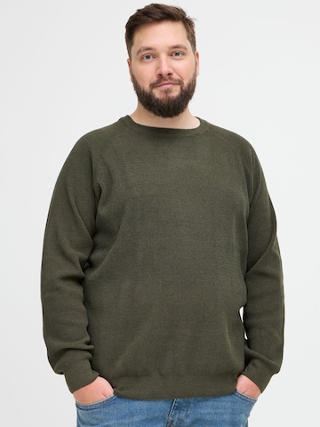 BLEND Trui in Groen: voorkant