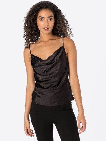 Gina Tricot Top 'Sandra' in Black: front