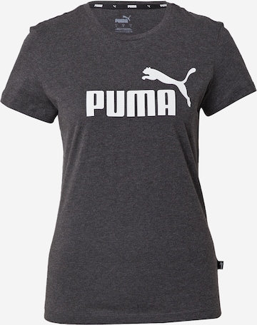 PUMA Λειτουργικό μπλουζάκι 'Essential' σε γκρι: μπροστά