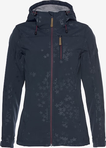 POLARINO Outdoor Jacket in Blue: front