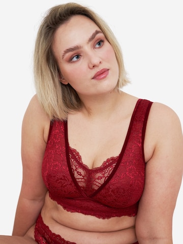 SugarShape Bustier BH 'Eliana' in Rood: voorkant