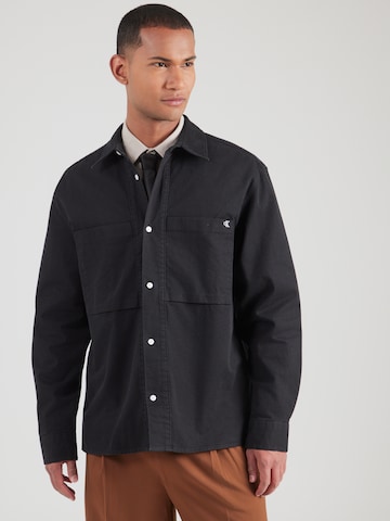 Calvin Klein Jeans Átmeneti dzseki - fekete: elől