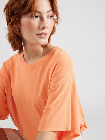 Tricou 'LOPINTALE' de la AMERICAN VINTAGE pe portocaliu