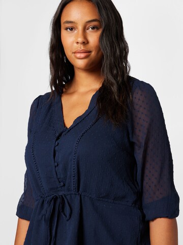 Camicia da donna 'BETTINA' di ONLY Carmakoma in blu