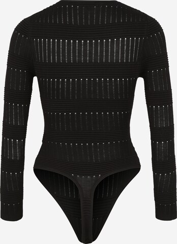 Missguided Petite Tričkové body – černá