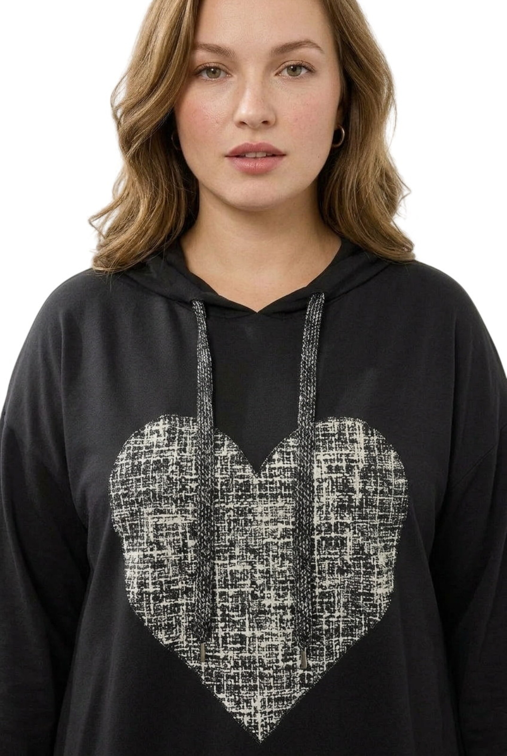 Sweat-shirt Stil Diva en noir