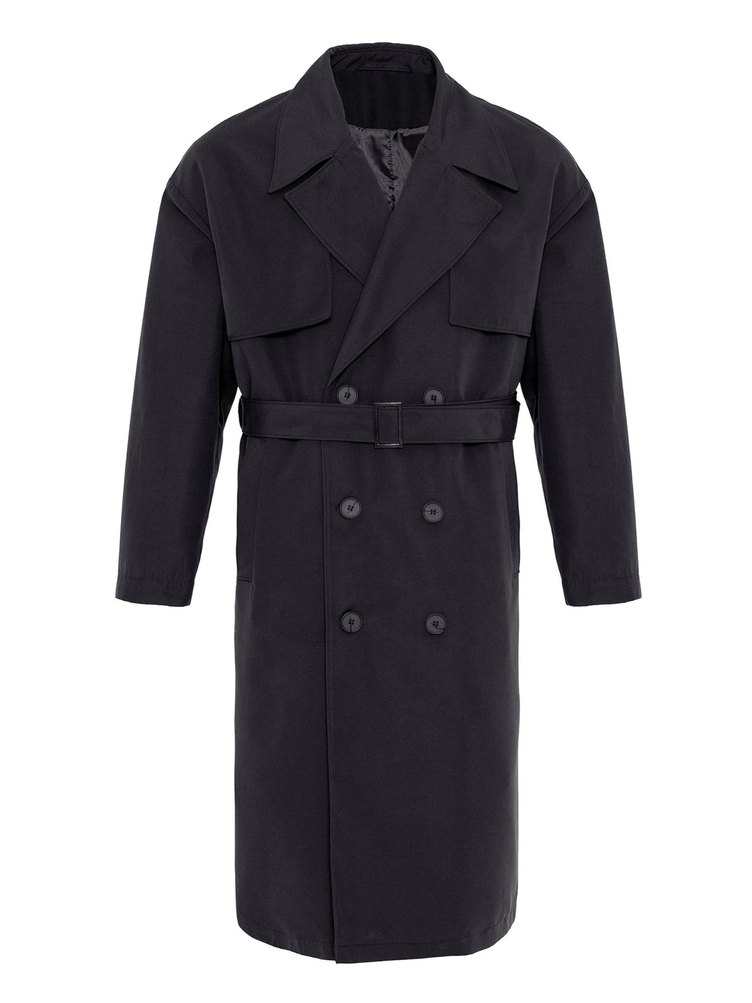 Antioch Kevad-sügismantel, värv must: eest vaates