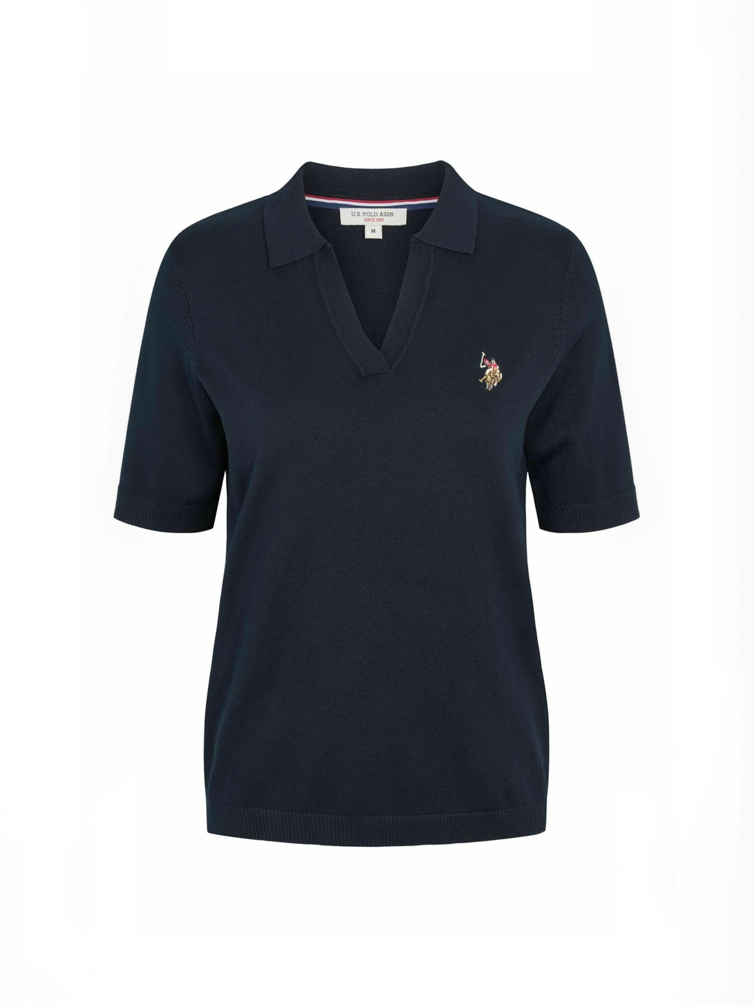 Top ' UWLilwan ' de la U.S. POLO ASSN. pe albastru: față