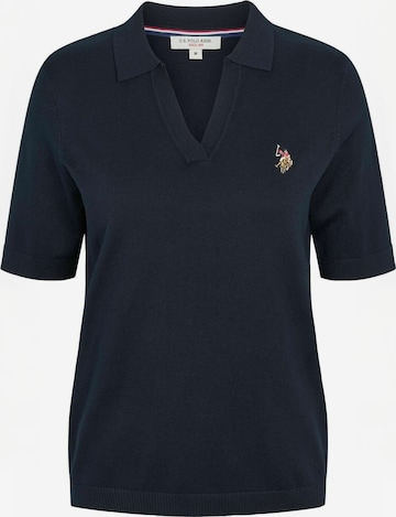 Top ' UWLilwan ' de la U.S. POLO ASSN. pe albastru: față
