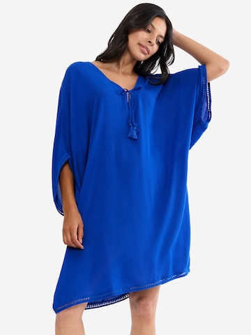 TRIUMPH Strandjurk ' Red Label Beach MyWear Caftan ' in Blauw: voorkant