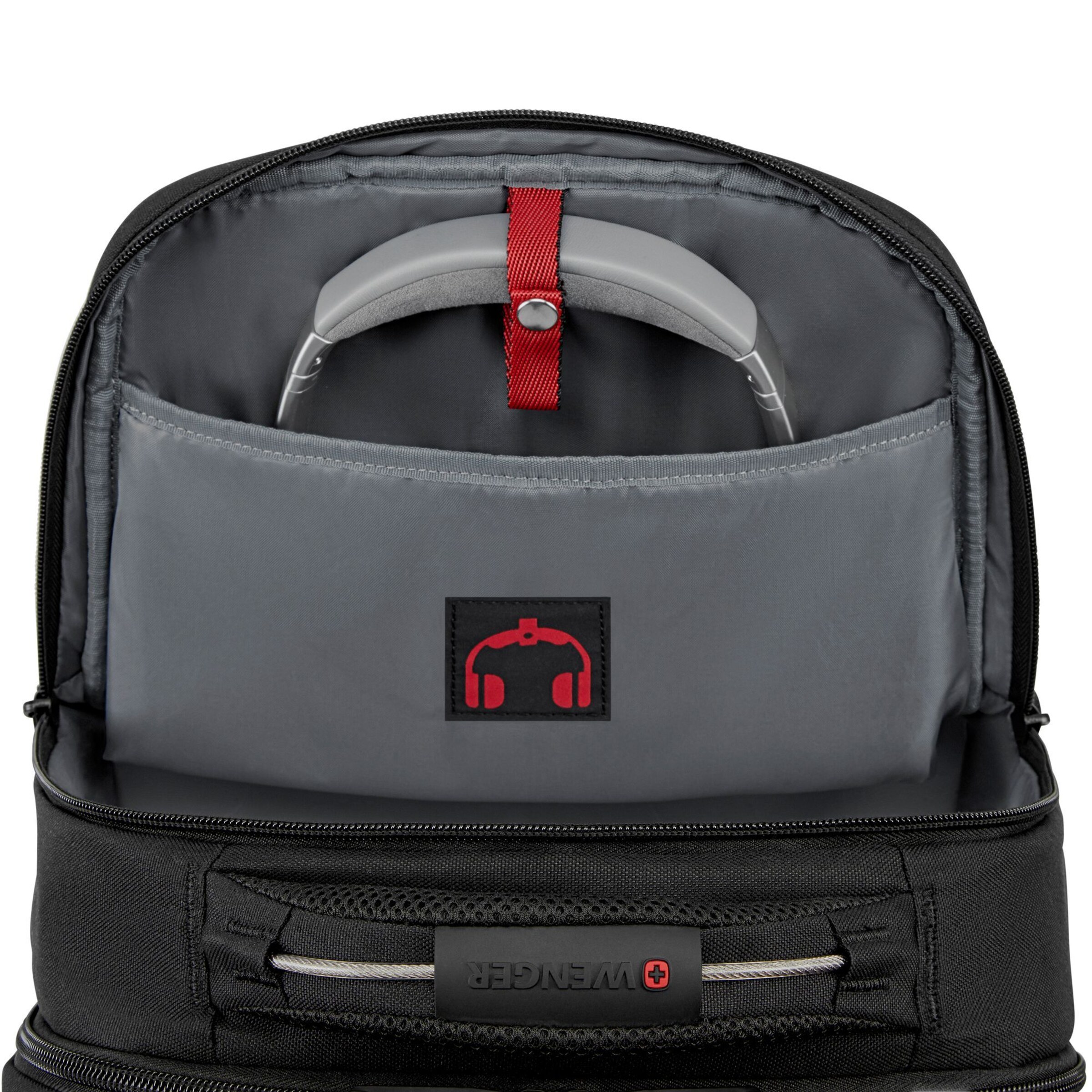 WENGER Rucksack 'Player Mode' in Schwarz
