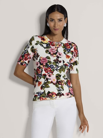 Pull-over MADELEINE en blanc : devant