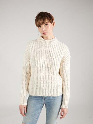 MUSTANG Pullover 'CARLA' in Weiß: Vorderseite