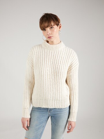 MUSTANG Sweater 'CARLA' in White: front