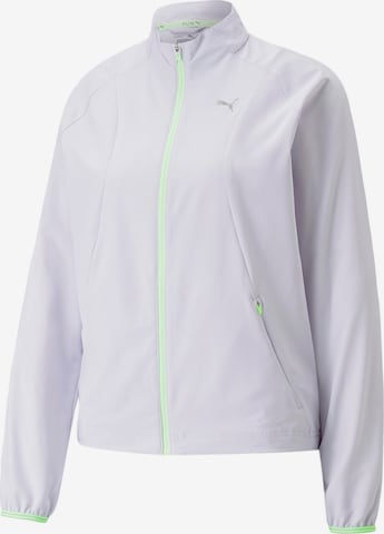 Veste de sport PUMA en violet : devant