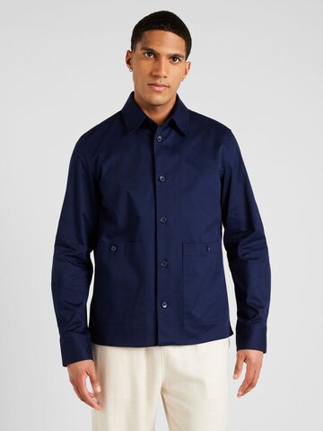 Studio Seidensticker Regular fit Between-season jacket in Blue: front