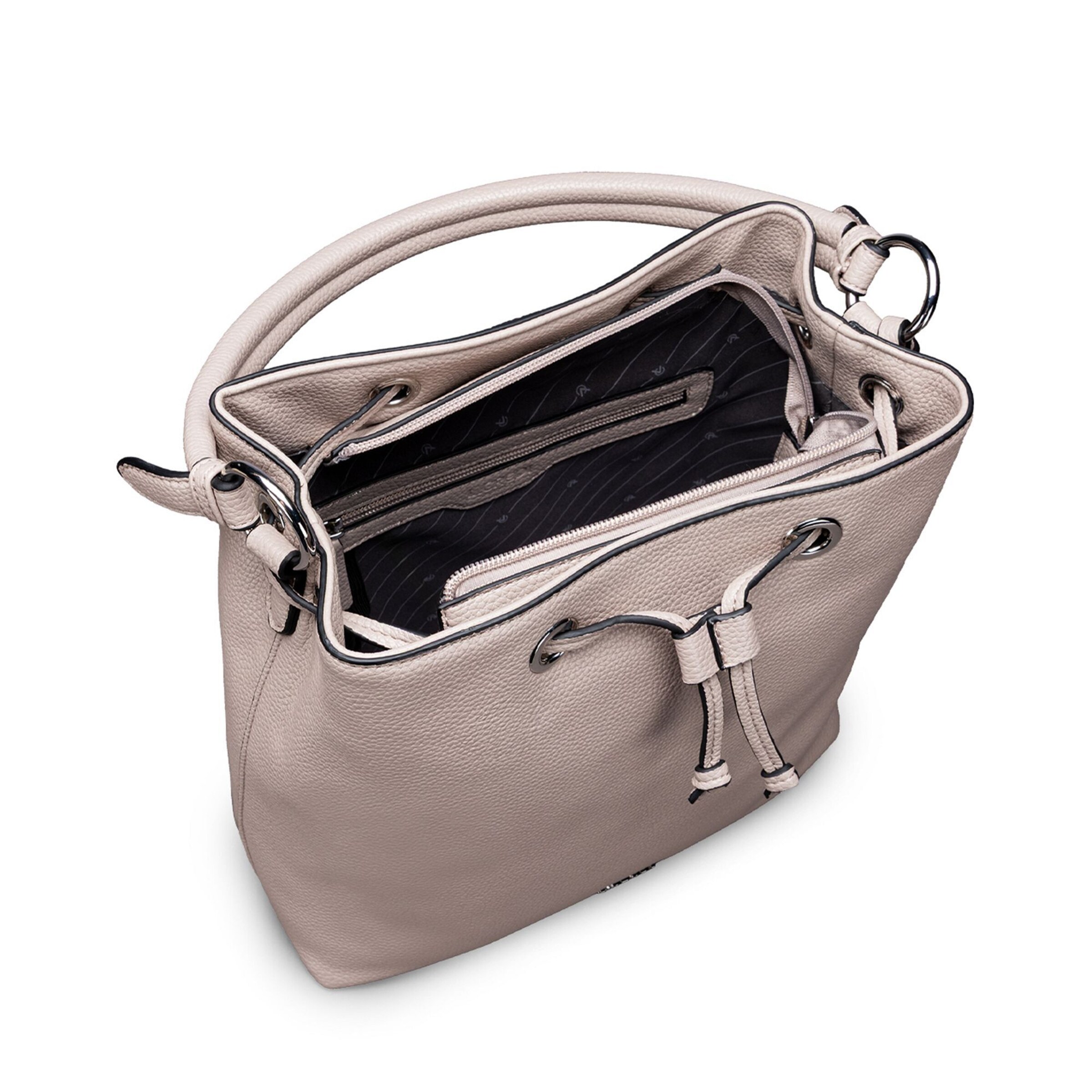 L.CREDI Pouch 'Ebony' in Grey