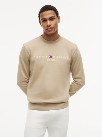 TOMMY HILFIGER Свитшот в Бежевый: спереди