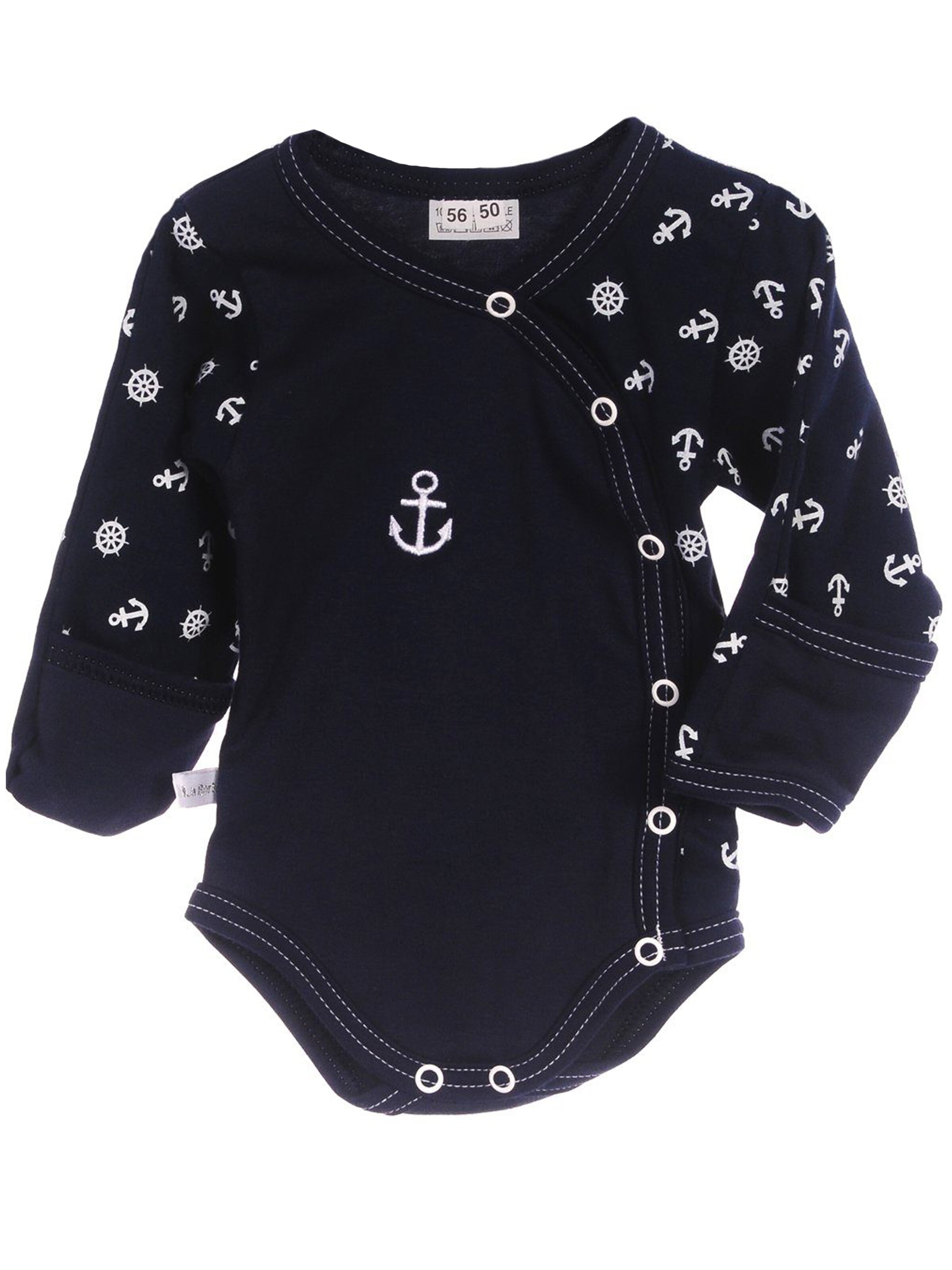 La Bortini Strampler/Body‌‌‌‌‌‌‌ in Blau: Vorderseite