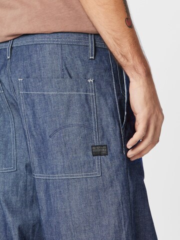 G-Star RAW - Loosefit Calças chino em azul