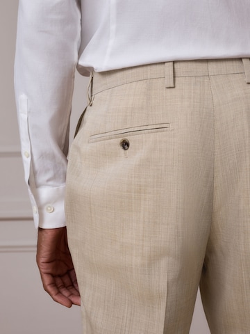 Next Слим Плиссированные брюки 'Nova Fides Signature' в Бежевый