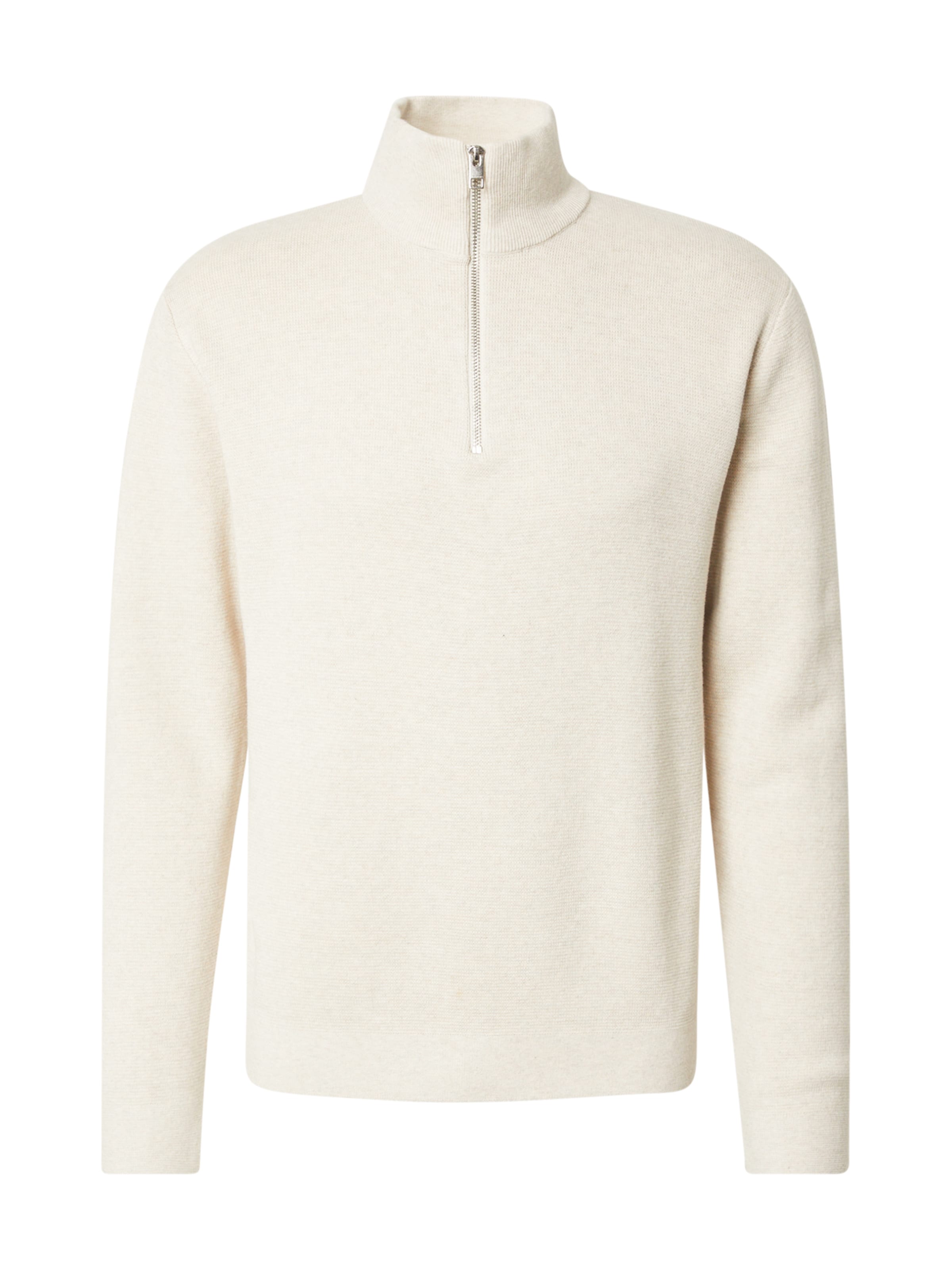 Jack & Jones Premium Sweater 'JPRBLAMILANO' in White: front