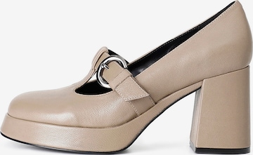 Décolleté di CAFè NOIR in beige: frontale