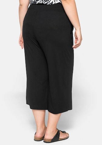 Wide Leg Pantalon SHEEGO en noir