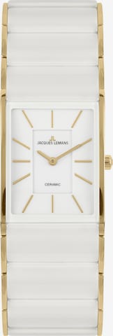 Jacques Lemans Uhr in Weiß: Vorderseite