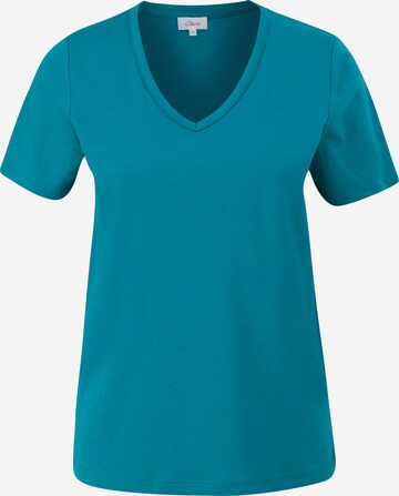 s.Oliver Shirt in Blauw: voorkant