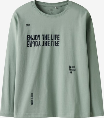 T-Shirt 'NKMVICTOR' NAME IT en vert : devant