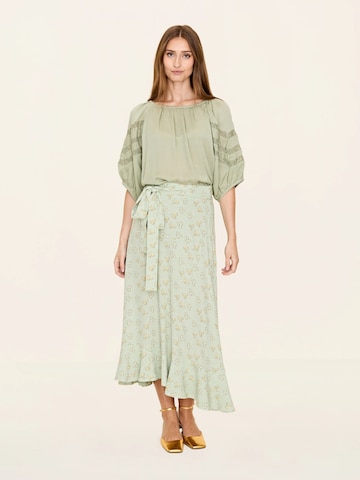 Odd Molly Blouse 'Leftovers' in Groen