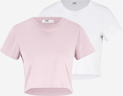 Cotton On T-shirt 'THE BABY' en rose pastel / blanc, Vue avec produit