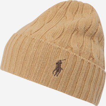 Berretto di Polo Ralph Lauren in beige: frontale