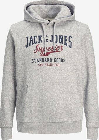 JACK & JONESSweater majica - siva boja: prednji dio